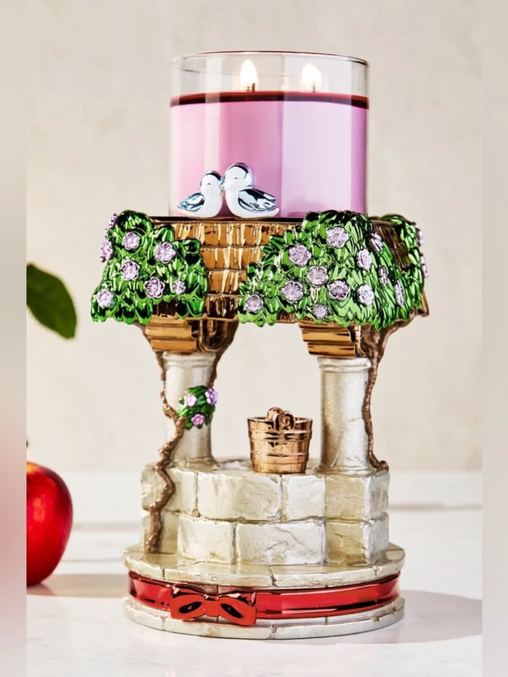 Bath & Body Works x Disney Snow White Wishing Well 3-Wick Candle Holder - Picture 15 of 17